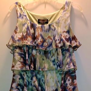 Connected Apparel, Tiered Ruffle Dress, 6P